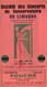 87-LIMOGES-PROGRAMME SOCIETE CONCERTS CONSERVATOIRE MUSIQUE-PLACE EVECHE-1943-JEANNE MARIE DARRE-LOLA BOBESCO - Programas