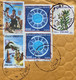 TURKEY,2006,AIR MAIL USED COVER TO INDIA,11 STAMPS,FLOWER,PLANT,EUROPA,SNOW,MOUNTAIN,SHIP,MOSQUE CULTURE,COSTUME,ZODIAC - Airmail