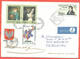 Poland 1996. The Envelope Passed Through The Mail. Airmail. - Storia Postale