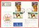 HONG KONG LETTRE RECOMMANDEE FDC DE 1970 ANNEE DU CHIEN - Storia Postale