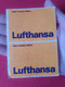 ANTIGUO JUEGO DE 2 ETIQUETAS OLD LABELS AIRLINES LÍNEAS AÉREAS BAGGAGE TAG....LUFTHANSA AIR LINES GERMANY AUFKLEBER..VER - Étiquettes à Bagages