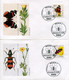 Germany Deutschland FDC Mi# 1202-5 - Fauna, Insects - Andere & Zonder Classificatie