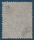 Colonies ST Pierre & Miquelon N°42 Obl 4c Sur 25c Noir Variété Sans ST Par Décalage Signé CALVES - Used Stamps