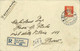 1941 STORIA POSTALE Busta Raccomandata Da Lubiana A Pesaro Via Trieste 22.8.1941  (22) - Lubiana