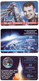Rusia 3 Tarjetas Naves Espaciales - Espace