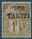 Colonies TAHITI N°30* 1fr Olive Tres Frais TTB Signé Calves & SCHELLER - Unused Stamps