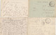 FAVERNEY VUE GENERALE + ROUTE DE VESOUL + PONT SUR LA LANTERNE + EGLISE 1913 1916 1917 - Autres & Non Classés