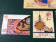 MACAU LOT OF 6 UNUSUAL STAMPS, KITES, SNAKE CALIGRAPHY, COMPASS CART. - Verzamelingen & Reeksen