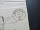 Italien Klassik 1858 Stempel Pallanza Und Ank. Stempel Genova Arrivo Faltbrief Mit Inhalt - Lombardo-Vénétie