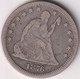 1876 S, SEATED LIBERTY QUARTER - 1838-1891: Seated Liberty (Liberté Assise)