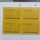 Plastine-SOLAN"-(2)-(4 Cards)-information Doun-With Card Pockets-(410)-(mint Card+1 Card Prepiad Free - Palestina