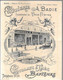 DEPLIANT PUB-Vers 1910-CONFISERIE Antoinette BADIE-BORDEAUX-13,5x10,5cm-Papier- TBE-RARE - Publicités