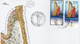 Israel 2009 Extremely Rare Harp Contest, Music, Designer Photo Proof, Essay+regular FDC 2 - Sin Dentar, Pruebas De Impresión Y Variedades