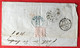 France Entrée ESPAGNE PAR ST JEAN DE LUZ 1.1.1856 De Lisbonne, Portugal Via BADAJAZ, Espagne - (C022) - Marques D'entrées