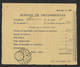 Portugal Récépissé Droits De Douane Colis Postal International 1895 France Lisbonne Lisboa Lisbon Parcel Post Receipt - Storia Postale