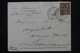 CHINE - Type Sage Surchargé Chine Sur Enveloppe De Shanghai En 1899 Pour La Suisse - L 119905 - Storia Postale