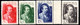 798.RUSSIA, 1935 ENGELS SC.555,556,558 MH,557 MNH(HINGED IN MARGIN) - Unused Stamps