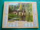 Calendrier 1990 Oller CHINON Indre Et Loire PONT De BELCASTEL Aveyron  Almanach Facteur PTT POSTE Département Sarthe - Grand Format : 1991-00