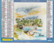 ALMANACH DU FACTEUR: Calendrier Des Postes 2000, SOMME, Aquarelle De M.M. Flambard: Douarnenez, Port De Doëlan, - Grand Format : 1991-00