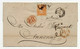 !!! ESPAGNE, LETTRE DE SALAMANQUE DE 1869 POUR LA FRANCE, TAXEE A L'ARRIVEE - Covers & Documents