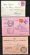 Italia/Italy/Italie: Lotto Di 6 Documenti Postali, Lot Of 6 Postal Documents. Loto Di 6 Documents Postaux - Lotti E Collezioni