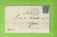 1870 CACHET Convoyeur  Chambon Feugerolles Sur Timbre Empire LAC Pour Givors F. De La Rochette - 1849-1876: Klassik