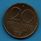 DDR RDA 20 PFENNIG 1983 KM# 11 - 20 Pfennig