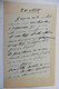 Lettre Autographe De La Princesse Mathilde Bonaparte Cousine De L'empereur Napoléon III - Second Empire - Koninklijke Families