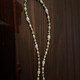 Delcampe - Collier Créateur Michal Golan Doré Perles D'eau Douce Amazonite Verte Et Verre - Necklaces/Chains