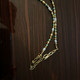 Delcampe - Collier Créateur Michal Golan Doré Perles D'eau Douce Amazonite Verte Et Verre - Necklaces/Chains