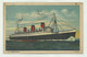 PIROSCAFO S.S. QUEEN MARY 1937  - VIAGGIATA FP - Passagiersschepen