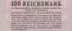 Allemagne Lettre De Crédit Régime Nazi Credit Letter Agricultural Saxony Kreditbrief Carta Credito 1938 100 Reichsmark - 100 Reichsmark