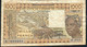 W.A.S. LETTER A Ivory Coast  P107Ac  1000 FRANCS 1984 Signature 18 FINE   2 P.h. - Costa De Marfil