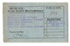 VP19.500 - CARRIERES - SUR - SEINE 1945 - Carte D'Electeur - Mr Jacques CHABIN Employé De Commerce - Autres & Non Classés