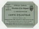 VP19.506 - BORDEAUX 1914 - Carte D'Electeur - Mr Antoine BONNAL Liquoriste - Altri & Non Classificati