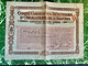 COMITÉ  COMMUN  Des  DÉTENTEURS  D' OBLIGATIONS  De  L' ALGOMA  --------Certificat  De  800 $ - Ferrocarril & Tranvías