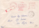 W2505- PAPER FACTORY, BUCHAREST, AMOUNT 1.55, RED MACHINE STAMP ON REGISTERED COVER, 1982, ROMANIA - Briefe U. Dokumente