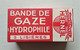 - Ancienne Boite En Carton - Bande De Gaze Hydrophile - Objet De Collection - Pharmacie - - Medizinische Und Zahnmedizinische Geräte