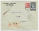 N° 259+283 LETTRE COVER REC LE HAVRE 27.12.1932 POUR ALLEMAGNE AU TARIF - 1921-1960: Periodo Moderno