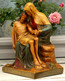 Delcampe - Onze Lieve Vrouw Van Lede (Prachtige Oude Sculptuur In Krijtsteen Gepolichromeerd) - Other & Unclassified