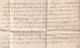 Delcampe - 1828 - Marque Postale P74P LE HAVRE En Rouge Sur Lettre Pliée Avec Corresp De 2 Pages Vers Rouen - Dateur En Arrivée - 1801-1848: Précurseurs XIX