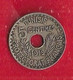 TUNISIE - PROTECTORAT FRANÇAIS - 5 CENTIMES - 1919. - Tunesien