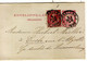 1802PR/ Entier Enveloppe-Lettre N°1 + TP 46 Tarif Préférentiel Obl. Bruxelles 1890 > Gd Duché Esch Via Luxembourg Ville - Omslagbrieven