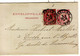 1802PR/ Entier Enveloppe-Lettre N°1 + TP 46 Tarif Préférentiel Obl. Bruxelles 1890 > Gd Duché Esch Via Luxembourg Ville - Briefumschläge