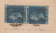 LETTRE. 1868. PAIRE VERTICALE 2p. PD. LONDRES POUR MARSEILLE. ANGL. PAR CALAIS - Covers & Documents