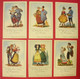 Lot De 38 Cartes Publicitaires De Jean Droit Couples Les Vieilles Provinces De France  éditeur Farines Jammet Dos Scanné - Droit