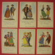 Lot De 38 Cartes Publicitaires De Jean Droit Couples Les Vieilles Provinces De France  éditeur Farines Jammet Dos Scanné - Droit