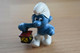 Schtroumpf, Smurf, Pitufo, Puffo, Schlumpf - Avec Lanterne, W Germany - N° 20024 - Little Figures - Plastic