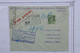 AU9 FRANCE BELLE LETTRE CURIOSITé RARE  1946 A BUENOS AYRES ARGENTINA  +TIMBRE ARRACHé PENDANT LE VOYAGE + AFF. PLAISANT - 1927-1959 Lettres & Documents