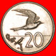 * BIRD TERN: COOK ISLANDS ★ 20 CENTS 1974! SMALL MINTAGE UNC MINT LUSTRE! UNCOMMON!!! LOW START ★ NO RESERVE! - Cook Islands